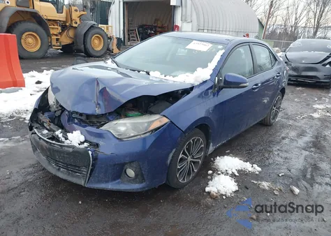 2015 Toyota Corolla S Plus from USA, damaged, VIN 2T1BURHE7FC335255